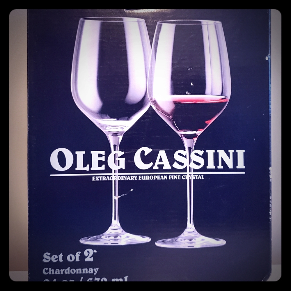 🍷 Oleg Cassini Chardonnay Glasses